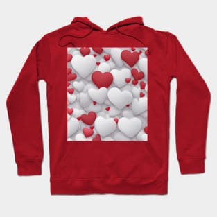 heart pattern Hoodie